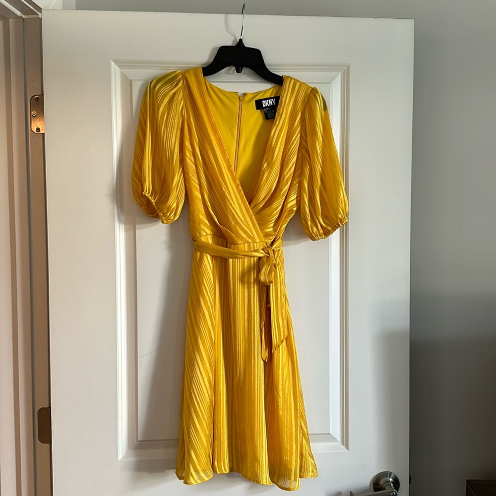 DKNY | Yellow/Gold dress